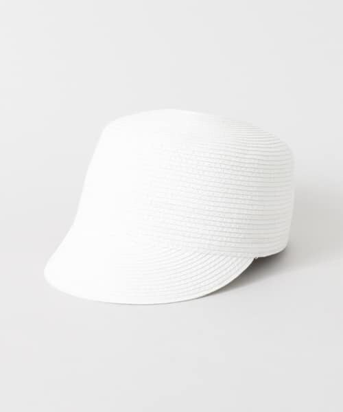 SENSE OF PLACE by URBAN RESEARCH（センスオブプレイスバイアーバンリサーチ）の「ペーパーマリンキャップ∴（キャップ・レディース・WHITE/MIX・one）」の3枚目の写真