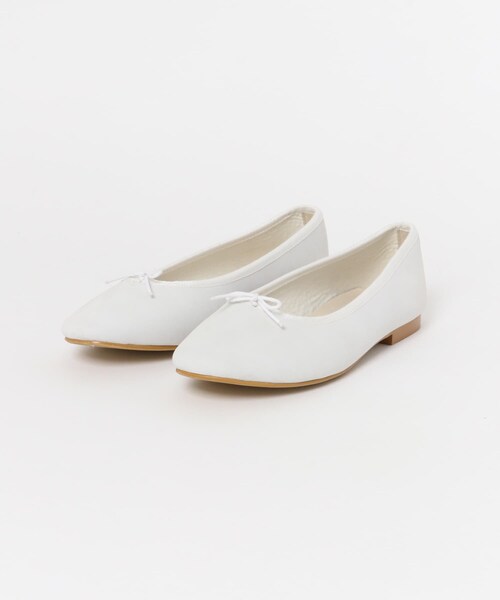 URBAN RESEARCH DOORS(アーバンリサーチドアーズ)の「別注バレエシューズ(バレエシューズ・レディース・IVORY/NAVY・36/37/38)」の10枚目の写真