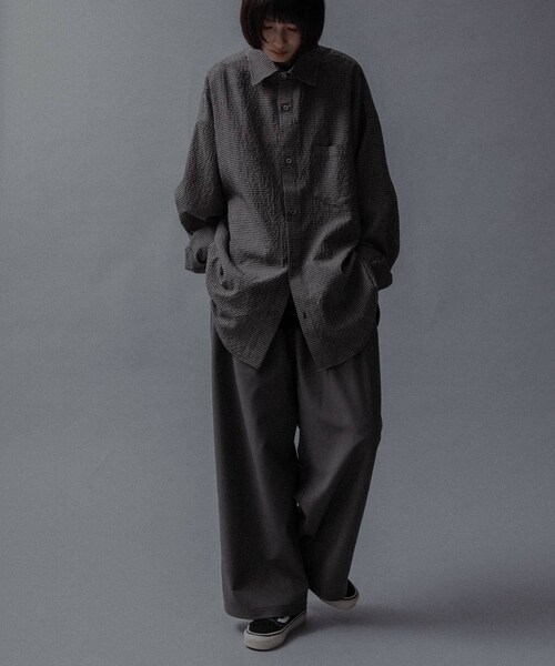 URBAN RESEARCH（アーバンリサーチ）の「FOOOOUR OO CHECK SHIRT OO（シャツ/ブラウス・メンズ・BLACK C/GREEN C/BLUE C/RED C・1/2/3/4）」の8枚目の写真