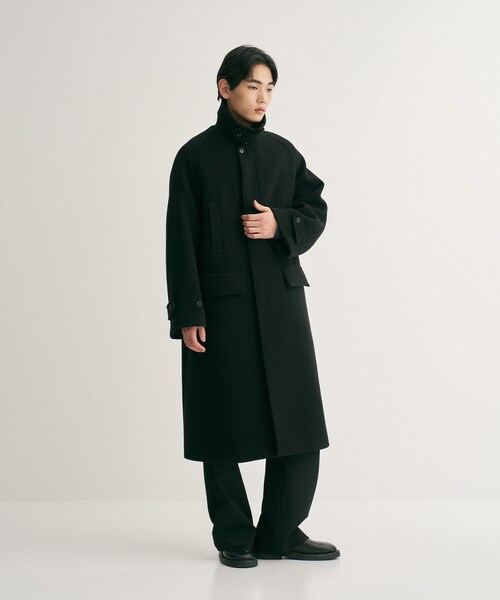 URBAN RESEARCH（アーバンリサーチ）の「ANOTHER OFFICE　Voyager Bold Balmacaan Coat（テーラードジャケット・メンズ・Black/Navy/H Charcoal・1/2/3）」の6枚目の写真