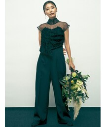 LAGUNAMOON | LADYカットジャガードベアパンツドレス(パンツドレス)