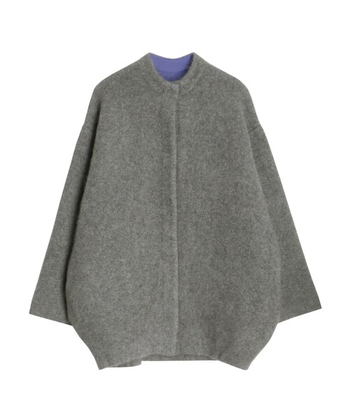 ELENDEEK（エレンディーク）の「CN RACCOON MIX WCD（カーディガン/ボレロ・レディース・アイボリー/ライトグレー/グレー/レッド/ピンク/イエロー/ミントグリーン/ネイビー/ラベンダー/ベージュ/ミディアムグレー/アイスブルー・01/02）」の5枚目の写真