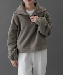 FORK&SPOON | FORK&SPOON　スナップタートルフリースプルオーバー(その他トップス)