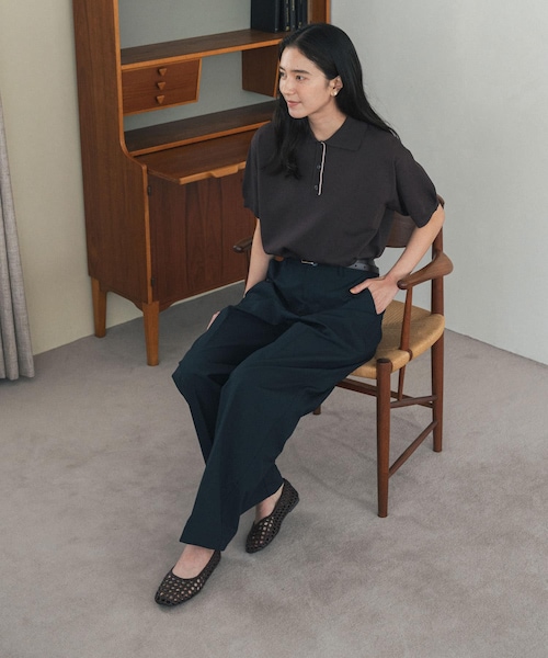 URBAN RESEARCH DOORS(アーバンリサーチドアーズ)の「ハイウエストストレッチチノパンツ(チノパンツ・レディース・BEIGE/NAVY・S/M)」の22枚目の写真