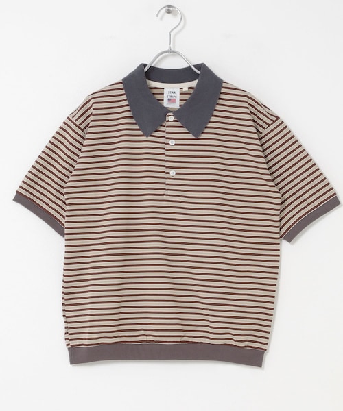URBAN RESEARCH DOORS(アーバンリサーチドアーズ)の「『別注』STAR&STRIPE×DOORS MULTI POLO(ポロシャツ・レディース・GRAY/BROWN・One)」の8枚目の写真