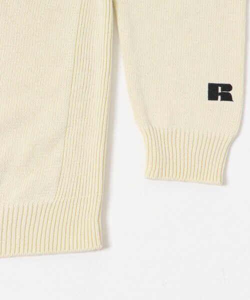 URBAN RESEARCH（アーバンリサーチ）の「『別注』RUSSELL ATHLETIC×UR　CREW NECK CARDIGAN（カーディガン/ボレロ・メンズ・BLACK/IVORY・M/L）」の13枚目の写真