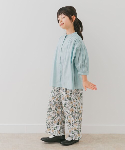 URBAN RESEARCH DOORS（アーバンリサーチドアーズ）の「『親子リンク』コットンボイルギャザーブラウス(KIDS)（その他トップス・キッズ・YELLOW/PINK/MINT/NAVY・105/120/135）」の11枚目の写真