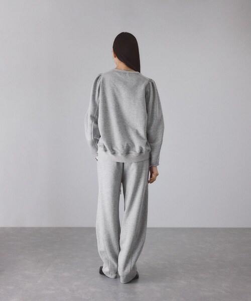 ADAM ET ROPE'（アダムエロペ）の「ウールミックスフォルムプルオーバー（スウェット・レディース・グレー/キナリ系/サックス・F）」の7枚目の写真