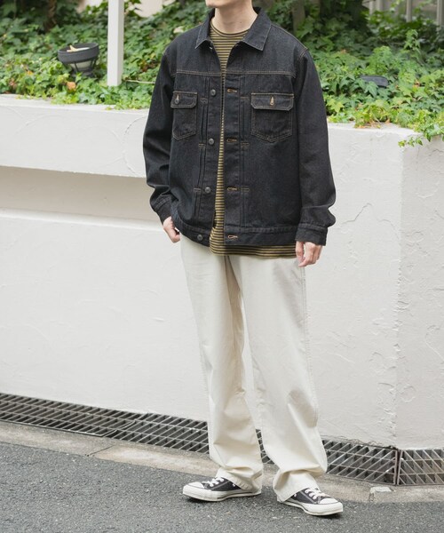 ITEMS URBANRESEARCH（アイテムズ アーバンリサーチ）の「DENIM JACKET TYPE 2nd（デニムジャケット・メンズ・BLK/IDG BLU/BLU・M/L）」の16枚目の写真