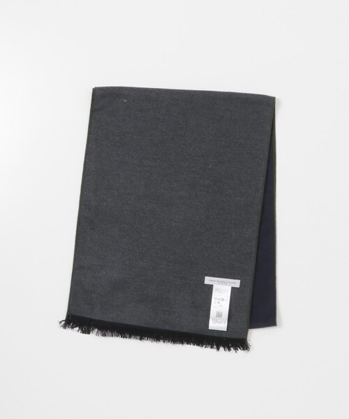 URBAN RESEARCH DOORS（アーバンリサーチドアーズ）の「LIFE STYLE TAILOR　シルクリバーシブルマフラー（マフラー・メンズ・02NVY-BLU/04GRN-CCL/01CCL-BLK/03BRN-BEG・-）」の22枚目の写真