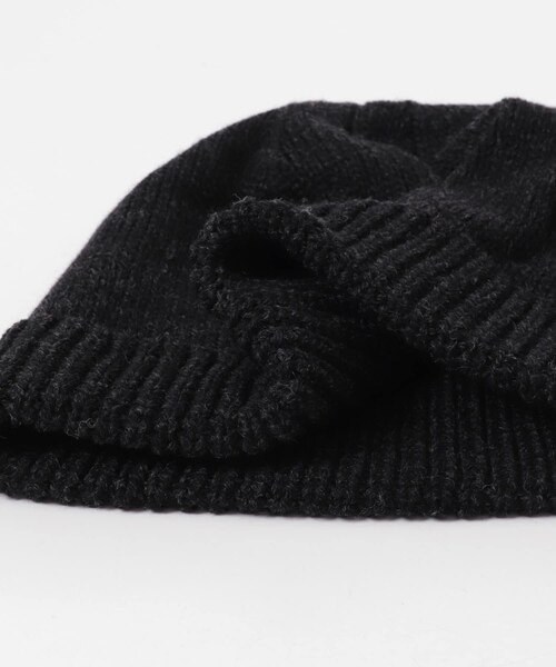 URBAN RESEARCH DOORS（アーバンリサーチドアーズ）の「BIG WOOLMIX KNIT CAP（ニットキャップ/ビーニー・メンズ・BLACK/杢GRAY/BROWN・-）」の6枚目の写真