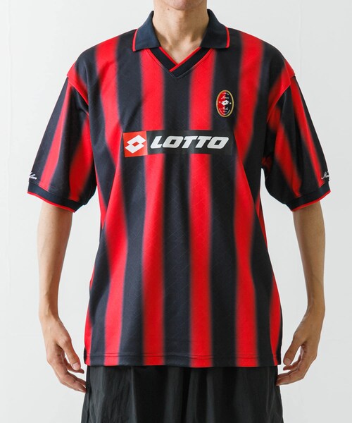 URBAN RESEARCH（アーバンリサーチ）の「LOTTO　FADE STRIPE GAME SHIRTS（Tシャツ/カットソー・メンズ・WHT×BLK/RED×BLK・M/L/XL）」の12枚目の写真