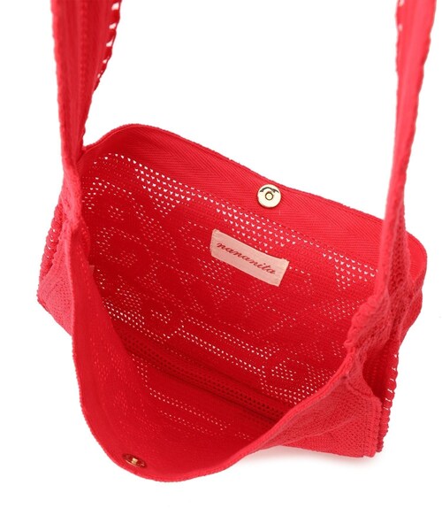 ADAM ET ROPE'(アダムエロペ)の「【Nananita(ナナニータ)】FOUNTAIN CROCHET BAG(ハンドバッグ・レディース・レッド系・F)」の13枚目の写真