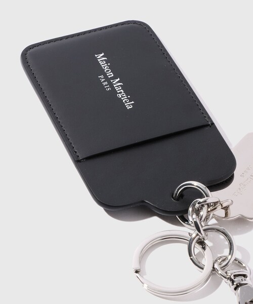 ADAM ET ROPE'(アダムエロペ)の「【Maison Margiela/メゾン マルジェラ】DOUBLE TAG KEYRING(キーケース/キーアクセサリー・メンズ・ブラック・F)」の11枚目の写真