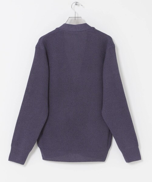 URBAN RESEARCH(アーバンリサーチ)の「PURLAM WASHI M-G AZE CARDIGAN(ニット/セーター・メンズ・WHITE/BLACK/GREEN/B.PURPLE・2/3)」の21枚目の写真