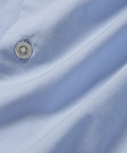 ADAM ET ROPE'（アダムエロペ）の「【Sea Island Cotton】レギュラーカラーシャツ（シャツ/ブラウス・メンズ・ホワイト/ネイビー/ネイビー系/サックス・L/M）」の21枚目の写真