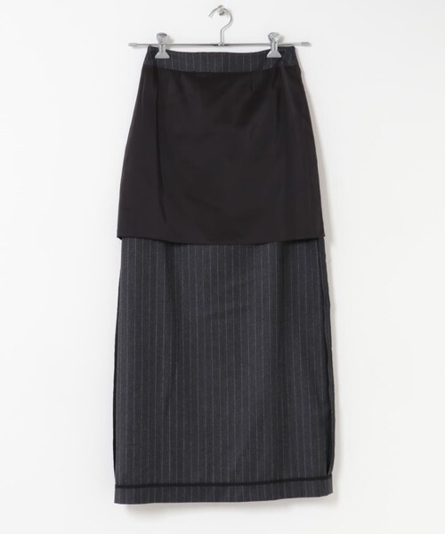 URBAN RESEARCH（アーバンリサーチ）の「AMOMENTO　WOOL MAXI LONG SKIRT（スカート・レディース・STRIPE・0）」の16枚目の写真