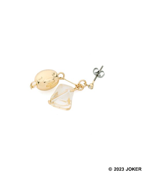 ROPE' PICNIC（ロペピクニック）の「【Pingu × ROPE' PICNIC】ポーチ付きクリアカラーピングーフェイスピアス（ピアス（両耳用）・レディース・ゴールド/シルバー・F）」の18枚目の写真