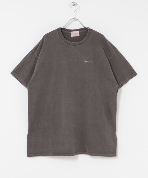 URBAN RESEARCH Sonny Label（アーバンリサーチサニーレーベル）の「『別注』PENNEYS×Sonny Label　ピグメントショートスリーブTシャツ（Tシャツ/カットソー・メンズ・ネイビー/オフ/ブルー/ブラウン/ブラック/レッド・one）」の17枚目の写真