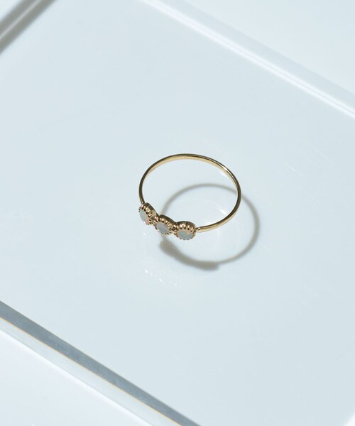 URBAN RESEARCH(アーバンリサーチ)の「ff by decor urban research three stone ring(リング・レディース・オパール/MULTI/オニキス・9/11/13/5)」の6枚目の写真