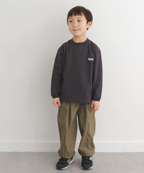 URBAN RESEARCH DOORS(アーバンリサーチドアーズ)の「『別注』『親子リンク』PENNEYS×DOORS THE FOX LONG-SLEEVE T-SHIRTS(KIDS)(その他トップス・キッズ・WHITE/CHARCOAL・120(115-125)/135(130-140))」の11枚目の写真