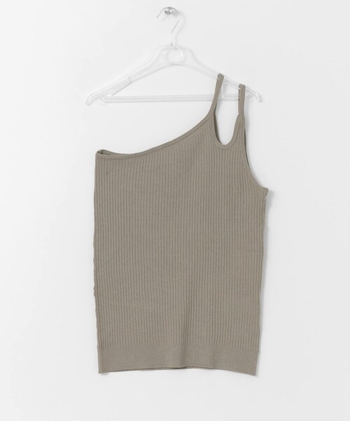 LAATO（ラート）の「STRINGS ONE SHOULDER（タンクトップ・レディース・クリーム/セージ/インク・FREE）」の12枚目の写真
