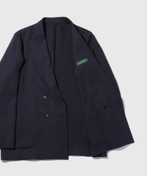 ADAM ET ROPE'(アダムエロペ)の「DOUBLE BREASTED JACKET(テーラードジャケット・メンズ・グレー/ネイビー・L/M/S)」の21枚目の写真