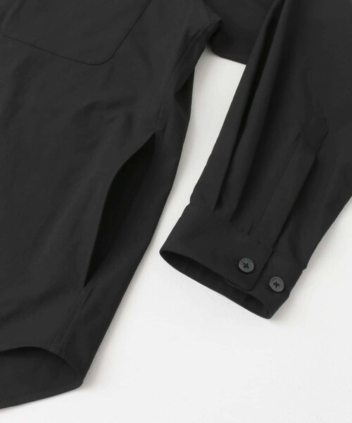URBAN RESEARCH ROSSO（アーバンリサーチロッソ）の「『セットアップ対応』MARUI ORIMONO　3H DryFabricストレッチシャツジャケット（テーラードジャケット・メンズ・BLACK/NAVY・M/L/XL）」の12枚目の写真