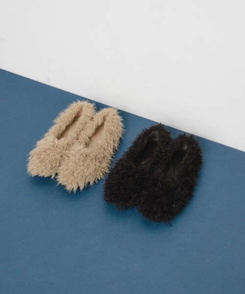 KBF（ケイビーエフ）の「ラウンドトゥファーシューズ（その他シューズ・レディース・BEIGE/BLACK・36/37/38）」の17枚目の写真