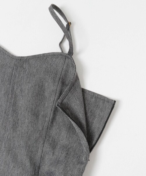 URBAN RESEARCH Sonny Label（アーバンリサーチサニーレーベル）の「ヘリンボーンキャミ×パンツセットアップ（サロペット/オーバーオール・レディース・グレー系/ブラウン系・Free）」の22枚目の写真