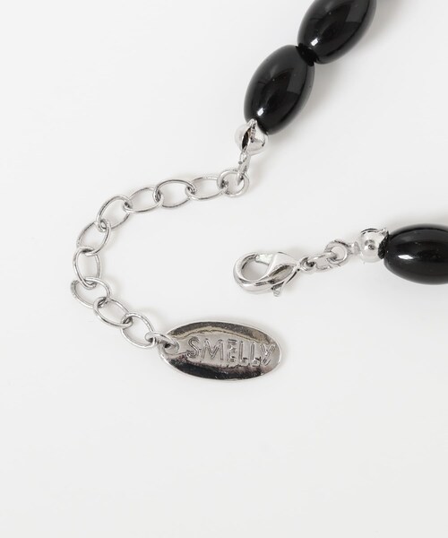 SMELLY（スメリー）の「オーバルビーズネックレス（ネックレス・レディース・BLK・-）」の11枚目の写真