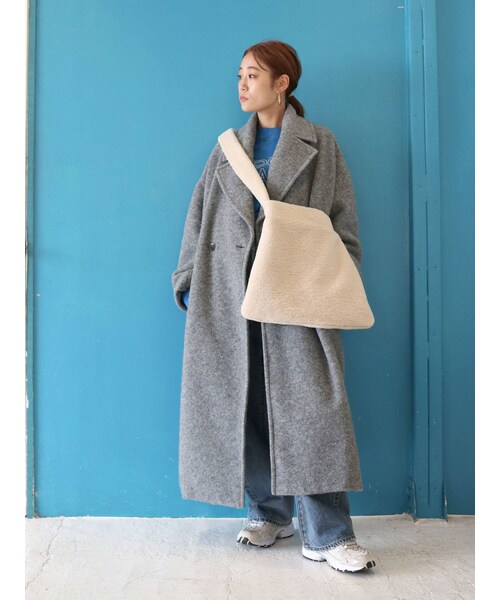 Ungrid（アングリッド）の「スライバーチェスターロングコート（その他アウター・レディース・ミックス/グレー/ブルー/ブラウン・S/M）」の20枚目の写真