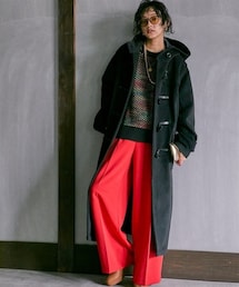 nissen | 大きいサイズ ロングダッフルコート GEVS.(ダッフルコート)