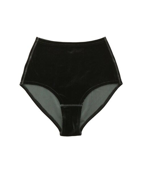 ADAM ET ROPE'（アダムエロペ）の「【SIMONE WILD】VELVET PANTY（ショーツ・レディース・チャコール/ベージュ/ライトグリーン/ピンク・F）」の14枚目の写真