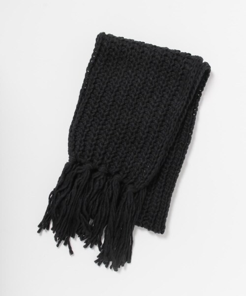 URBAN RESEARCH（アーバンリサーチ）の「Fratelli Talli　フリンジニットマフラー（マフラー・レディース・PINK/WHITE/NAVY・FREE）」の17枚目の写真