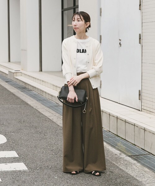 ITEMS URBANRESEARCH(アイテムズ アーバンリサーチ)の「針抜きドルマンカーディガン(カーディガン/ボレロ・レディース・L.YEL/BLK/OFF・Free)」の8枚目の写真