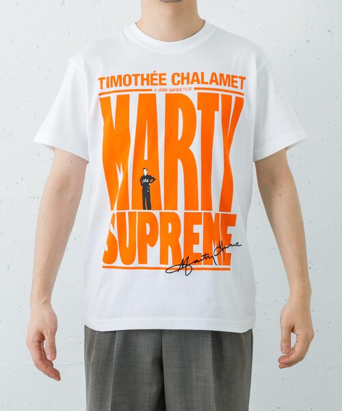 URBAN RESEARCH（アーバンリサーチ）の「URBAN RESEARCH×MARTY SUPREME×A24　MARTY SUPREME LOGO T-SHIRTS（Tシャツ/カットソー・メンズ・WHITE/BLACK・M/L/XL）」の6枚目の写真