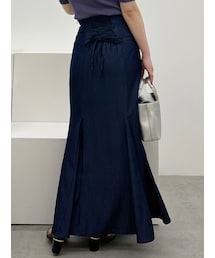 MERCURYDUO | バックレースアップストレッチマーメイドスカート(スカート)