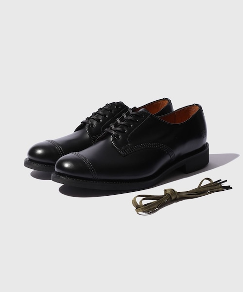 ADAM ET ROPE'（アダムエロペ）の「【SANDERS/サンダース】MILITARY DERBY SHOE（ドレスシューズ・メンズ・ブラック・24.5/25.0/25.5/26.0/26.5/27.0/27.5/28.0）」の16枚目の写真