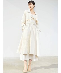 LAGUNAMOON | エンブロイダリートレンチコート(トレンチコート)