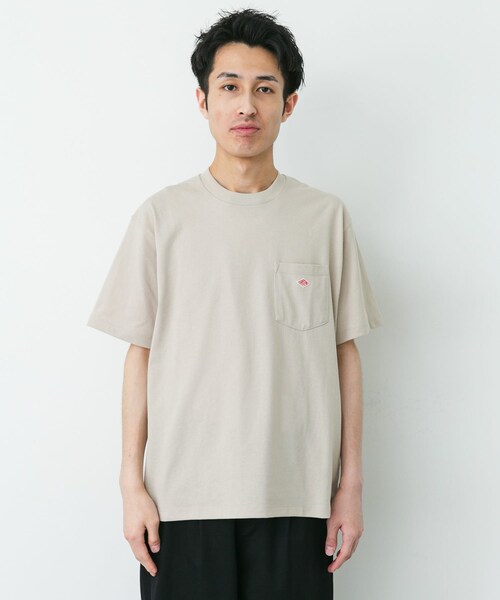 URBAN RESEARCH DOORS(アーバンリサーチドアーズ)の「DANTON POCKET T-SHIRTS(Tシャツ/カットソー・メンズ・COAL GREY/BROWN/GREIGE/DK PURPLE・M/L/XL)」の15枚目の写真