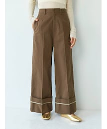 Ungrid | ロールアップワイドチノパンツ(チノパンツ)