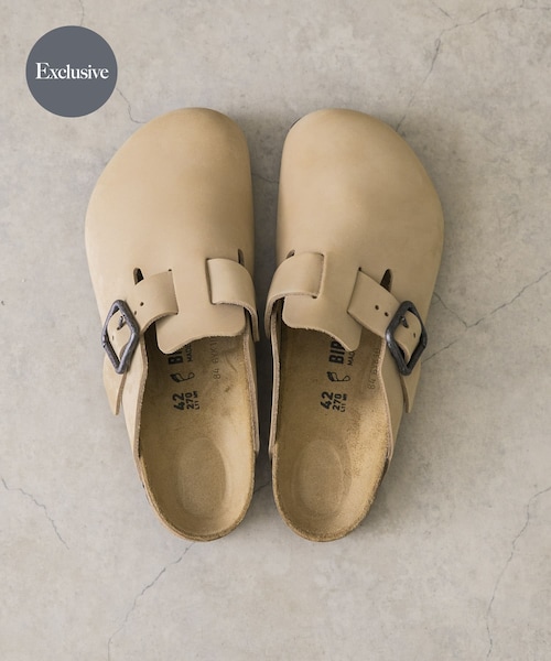 URBAN RESEARCH DOORS（アーバンリサーチドアーズ）の「BIRKENSTOCK　EXCLUSIVE BOSTON WB(REG)（サンダル・メンズ・MOCCA/SANDCASTLE/BLACK・39/40/41/42/43/44）」の3枚目の写真