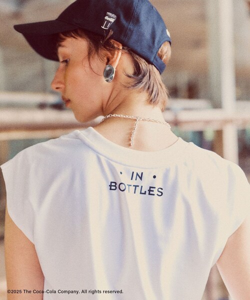 VIS(ビス)の「【Coca-Cola】VIS別注エンブロイダリーキャップ(キャップ・レディース・ブラック/ワイン・F)」の9枚目の写真