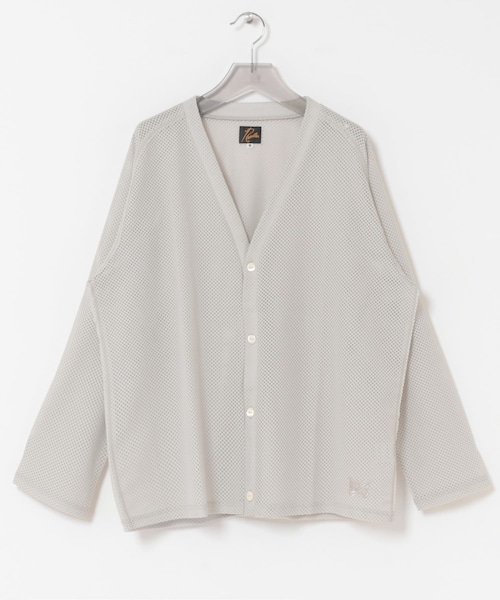 URBAN RESEARCH(アーバンリサーチ)の「Needles V-NECK LACE CARDIGAN(カーディガン/ボレロ・メンズ・GREY/EGGPLANT/BLACK・S/M)」の2枚目の写真
