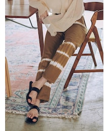 Ungrid | 絞り染めカラーストレートデニム(デニムパンツ)