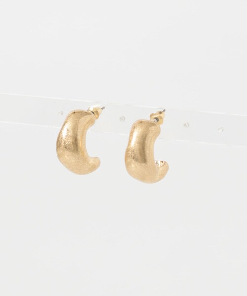 URBAN RESEARCH DOORS(アーバンリサーチドアーズ)の「ウォーンメッキチャンキーピアス(ピアス(両耳用)・レディース・SILVER/GOLD・One)」の2枚目の写真