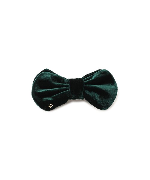 ADAM ET ROPE'(アダムエロペ)の「【J'aDoRe・店舗限定】【MALUS /マリュス】Bowtie barette / velvet(バレッタ/ヘアクリップ・レディース・ブラック/チャコール/グリーン/ワイン・F)」の16枚目の写真