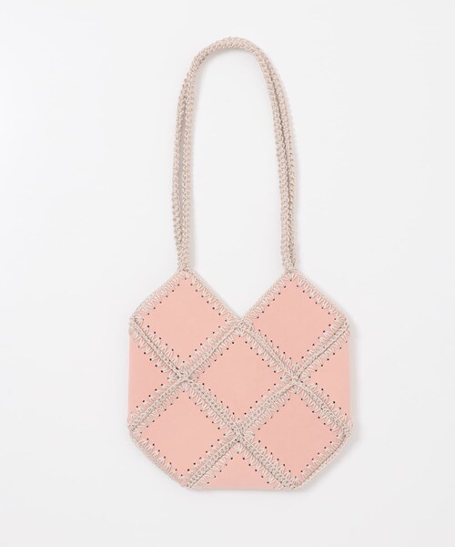 KBF（ケイビーエフ）の「パッチワークBAG（ショルダーバッグ・レディース・PINK/BROWN・One）」の17枚目の写真
