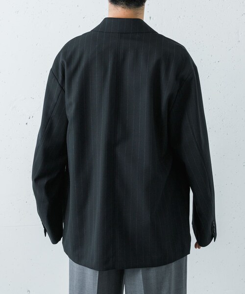 URBAN RESEARCH(アーバンリサーチ)の「COUTURE D’ADAM BIG JACKET DOUBLE STRIPE(テーラードジャケット・メンズ・BLACK・40/42)」の3枚目の写真